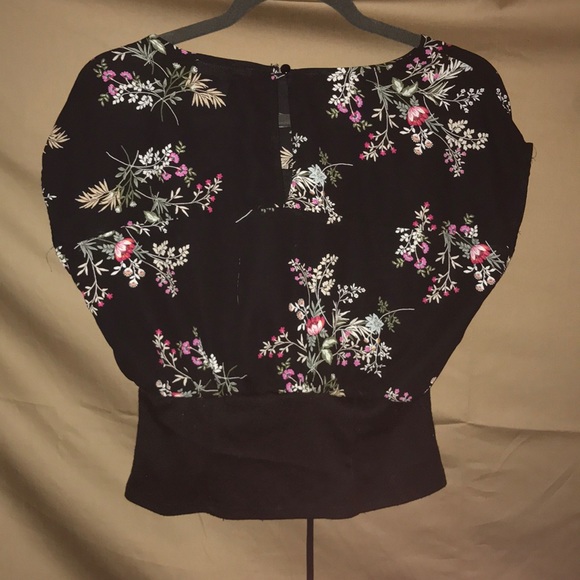 Floral corset top/shirt/blouse - Picture 2 of 3